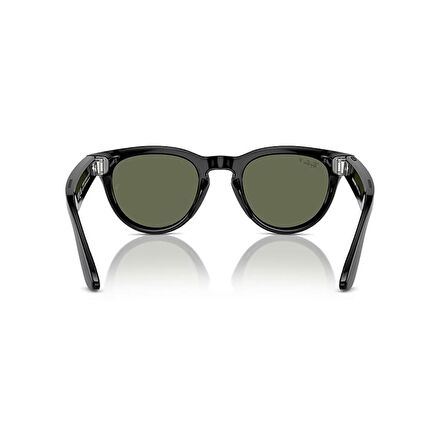 Ray-Ban Meta Headliner Akilli Gozluk Parlak Siyah Polarize G15 Yesil RW4009