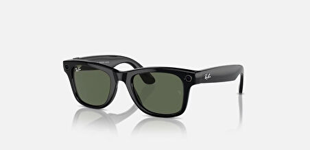  RAYBAN WAYFARER META F SHİNY BLACK L POLAR G15 GREEN RW4009