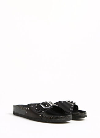 Più Natura Siyah Kadın Terlik 11 PASTIME R B23 IMB