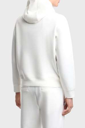 Emporio Armani Logolu Pamuk Karışımlı Kapüşonlu Sweat Erkek SWEAT EM004531 AF10013 U0003 BEYAZ