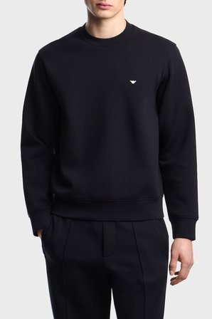 Emporio Armani Logolu Pamuklu Regular Fit Bisiklet Yaka Sweat Erkek SWEAT EM004533 AF10013 UB118 LACİVERT