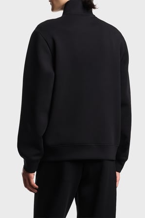 Emporio Armani Pamuklu Regular Fit Logolu Fermuarlı Dik Yaka Sweat Erkek SWEAT EM004536 AF10013 UC001 SİYAH