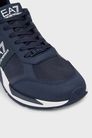 EA7 Logolu Sneaker Ayakkabı Unisex AYAKKABI 7X000656 AF13550 MZ069 LACİVERT