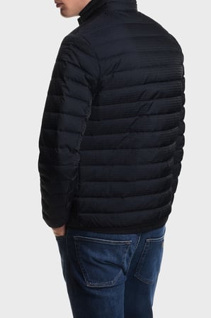 Emporio Armani Tamamı Logolu Dik Yaka Su İtici Mont Erkek MONT EM004953 AF15384 UB118 LACİVERT