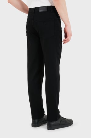 Emporio Armani Pamuklu Straight Fit Düz Paça Jeans Erkek KOT PANTOLON EM000763 AF15954 MC002 SİYAH