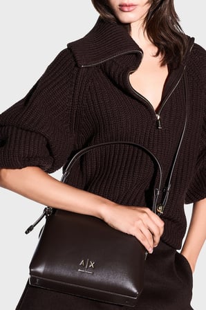 Armani Exchange Logolu Ayarlanabilir Askılı Çanta Kadın ÇANTA XW002990 AF26452 U6032 KAHVE