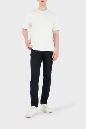 Emporio Armani Pamuklu Slim Fit Düşük Bel Jeans Erkek KOT PANTOLON EM000121 AF23021 UB118 LACİVERT