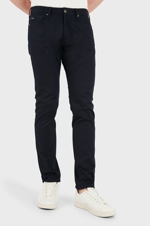 Emporio Armani Pamuklu Slim Fit Düşük Bel Jeans Erkek KOT PANTOLON EM000121 AF23021 UB118 LACİVERT