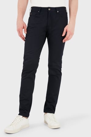 Emporio Armani Pamuklu Slim Fit Düşük Bel Jeans Erkek KOT PANTOLON EM000121 AF23021 UB118 LACİVERT