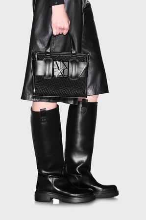 Armani Exchange Logolu Ayarlanabilir Askılı Çanta Kadın ÇANTA XW000392 AF26444 MC043 SİYAH
