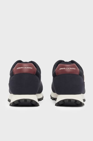 Armani Exchange Logolu Sneaker Ayakkabı Erkek AYAKKABI XM001960 AF19388 MB802 LACİVERT-BEYAZ