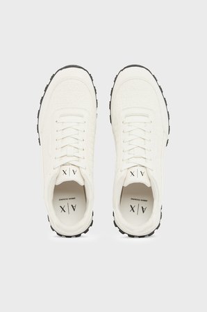 Armani Exchange Logolu Sneaker Ayakkabı Erkek AYAKKABI XM003644 AF29408 U0003 BEYAZ