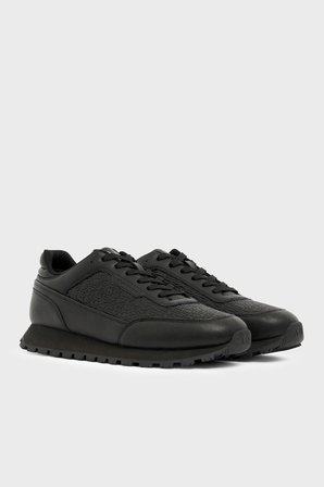 Armani Exchange Logolu Sneaker Ayakkabı Erkek AYAKKABI XM003644 AF29408 UC001 SİYAH