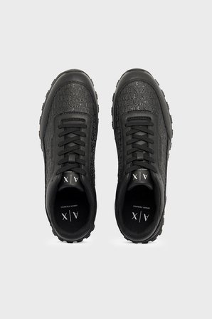 Armani Exchange Logolu Sneaker Ayakkabı Erkek AYAKKABI XM003644 AF29408 UC001 SİYAH