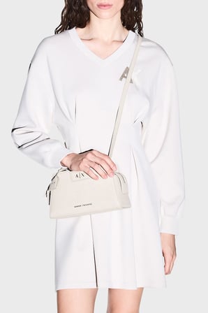 Armani Exchange Logolu Çıkarılabilir Askılı Çanta Kadın ÇANTA XW002160 AF26570 U6208 EKRU