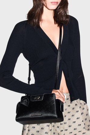 Armani Exchange Logolu Çıkarılabilir Askılı Çanta Kadın ÇANTA XW002160 AF26570 UC001 SİYAH