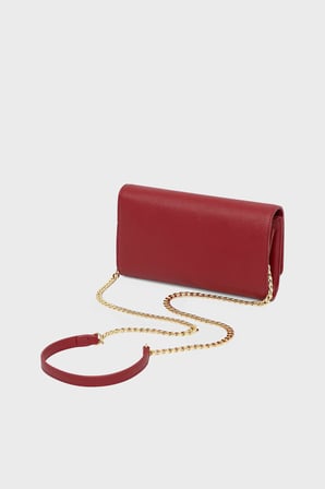 Armani Exchange Çıkarılabilir Zincir Askılı Portföy Cüzdan Kadın CÜZDAN XW000358 AF26570 U5102 KIRMIZI