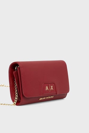 Armani Exchange Çıkarılabilir Zincir Askılı Portföy Cüzdan Kadın CÜZDAN XW000358 AF26570 U5102 KIRMIZI