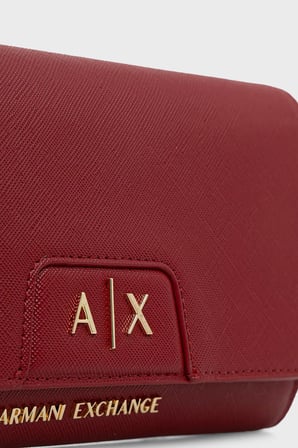 Armani Exchange Çıkarılabilir Zincir Askılı Portföy Cüzdan Kadın CÜZDAN XW000358 AF26570 U5102 KIRMIZI