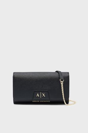 Armani Exchange Zincir Askılı Portföy Cüzdan Kadın CÜZDAN XW000358 AF26570 UC001 SİYAH
