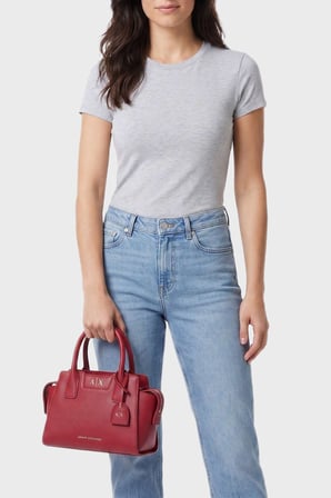 Armani Exchange Logolu Çıkarılabilir Askılı Çanta Kadın ÇANTA XW002159 AF26570 U5102 KIRMIZI