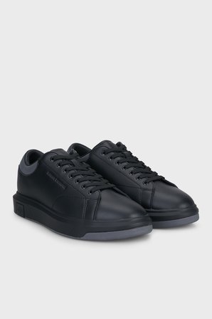 Armani Exchange Deri Logolu Sneaker Ayakkabı Erkek AYAKKABI XUX123 XV534 MC694 SİYAH