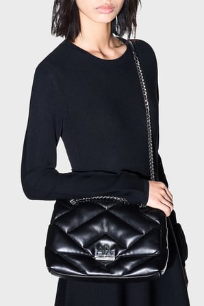 Armani Exchange Zincir Askılı Çanta Kadın ÇANTA XW000355 AF26568 UC001 SİYAH