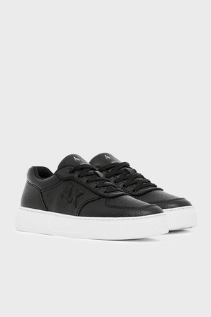 Armani Exchange Logolu Sneaker Ayakkabı Erkek AYAKKABI XM003614 AF29103 UC001 SİYAH