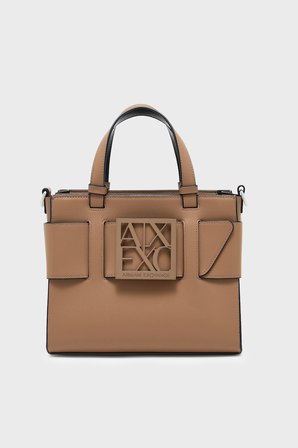 Armani Exchange Logolu Çıkarılabilir Askılı Çanta Kadın ÇANTA 942690 0A874 U6186 TABA