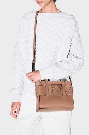 Armani Exchange Logolu Çıkarılabilir Askılı Çanta Kadın ÇANTA 942690 0A874 U6186 TABA