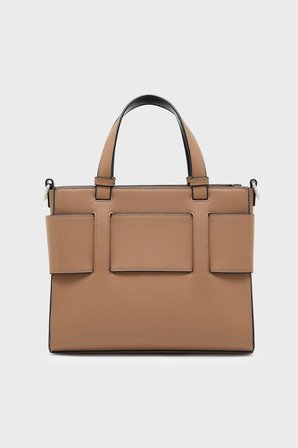 Armani Exchange Logolu Çıkarılabilir Askılı Çanta Kadın ÇANTA 942690 0A874 U6186 TABA