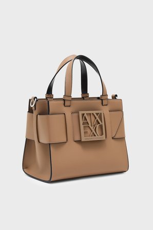 Armani Exchange Logolu Çıkarılabilir Askılı Çanta Kadın ÇANTA 942690 0A874 U6186 TABA