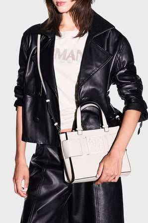 Armani Exchange Logolu Ayarlanabilir Askılı Çanta Kadın ÇANTA 9426900 A874 U6208 EKRU