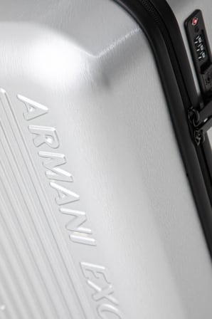 Armani Exchange Logolu Şifreli Kabin Boy Valiz Kadın VALİZ XW002233 AF30338 M8104 GÜMÜŞ