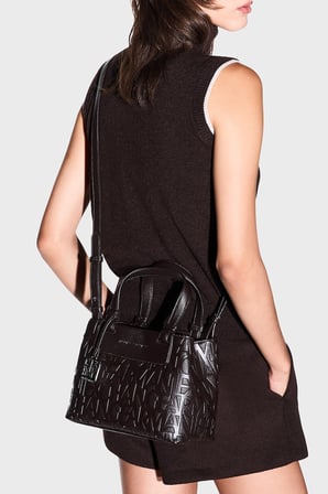 Armani Exchange Logolu Çıkarılabilir Askılı Çanta Kadın ÇANTA XW001576 AF15774 U6032 KAHVE