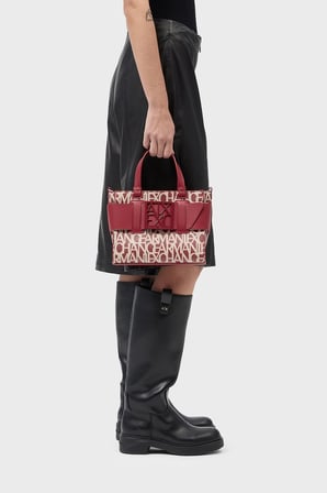 Armani Exchange Logolu Çıkarılabilir Askılı Çanta Kadın ÇANTA 942690 3F742 M5151 KIRMIZI