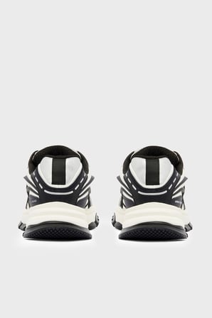 Armani Exchange Logolu Sneaker Ayakkabı Erkek AYAKKABI XM003608 AF29104 M8457 Gri-Beyaz-Siyah