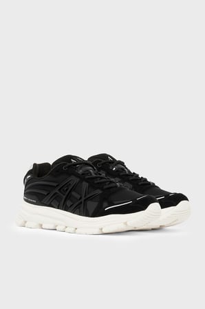 Armani Exchange Logolu Sneaker Ayakkabı Erkek AYAKKABI XM003608 AF29104 MC513 SİYAH