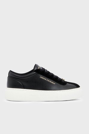 Armani Exchange Logolu Sneaker Ayakkabı Kadın AYAKKABI XW003065 AF28674 UC001 SİYAH