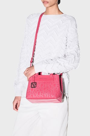 Armani Exchange 4G Logolu Çıkarılabilir Askılı Çanta Kadın ÇANTA XW001576 AF17290 U4235 PEMBE