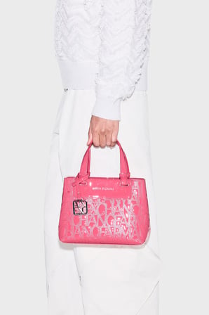 Armani Exchange 4G Logolu Çıkarılabilir Askılı Çanta Kadın ÇANTA XW001576 AF17290 U4235 PEMBE