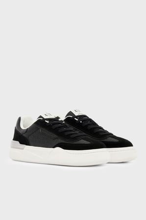 Armani Exchange Süet Detaylı Sneaker Ayakkabı Erkek AYAKKABI XM002688 AF21419 UC001 SİYAH