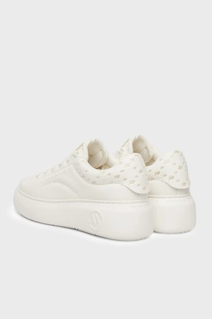 Armani Exchange Logolu Sneaker Ayakkabı Kadın AYAKKABI XW003064 AF17570 MZ128 BEYAZ-GOLD