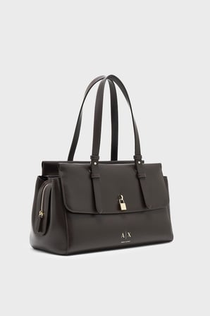 Armani Exchange Logolu Çıkarılabilir Askılı Çanta Kadın ÇANTA XW003020 AF28605 U6032 KAHVE