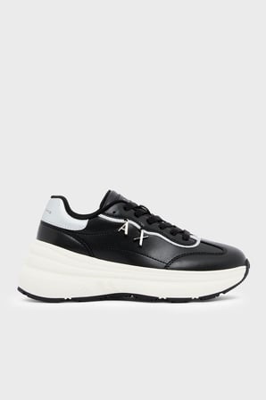 Armani Exchange Sneaker Ayakkabı Kadın AYAKKABI XW003105 AF27405 MC372 SİYAH-GÜMÜŞ