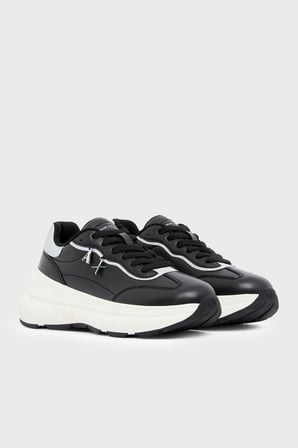 Armani Exchange Sneaker Ayakkabı Kadın AYAKKABI XW003105 AF27405 MC372 SİYAH-GÜMÜŞ
