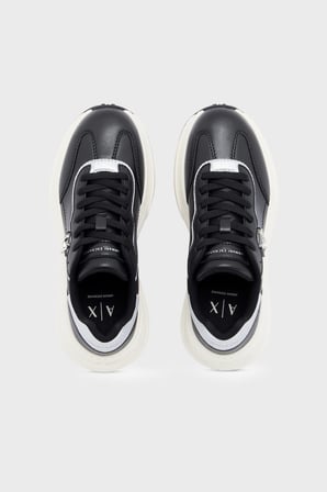 Armani Exchange Sneaker Ayakkabı Kadın AYAKKABI XW003105 AF27405 MC372 SİYAH-GÜMÜŞ