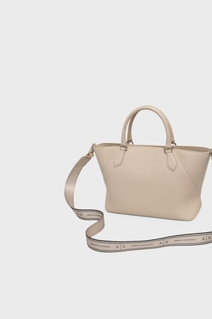 Armani Exchange Logolu Çıkarılabilir Askılı Çanta Kadın ÇANTA XW003086 AF26569 U6208 EKRU