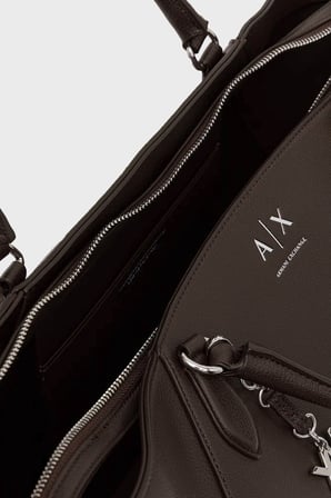 Armani Exchange Logolu Çıkarılabilir Askılı Çanta Kadın ÇANTA XW003142 AF26569 U6032 KAHVE