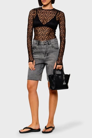 Armani Exchange Logolu Ayarlanabilir Askılı Çanta Kadın ÇANTA XW003143 AF26569 UC001 SİYAH